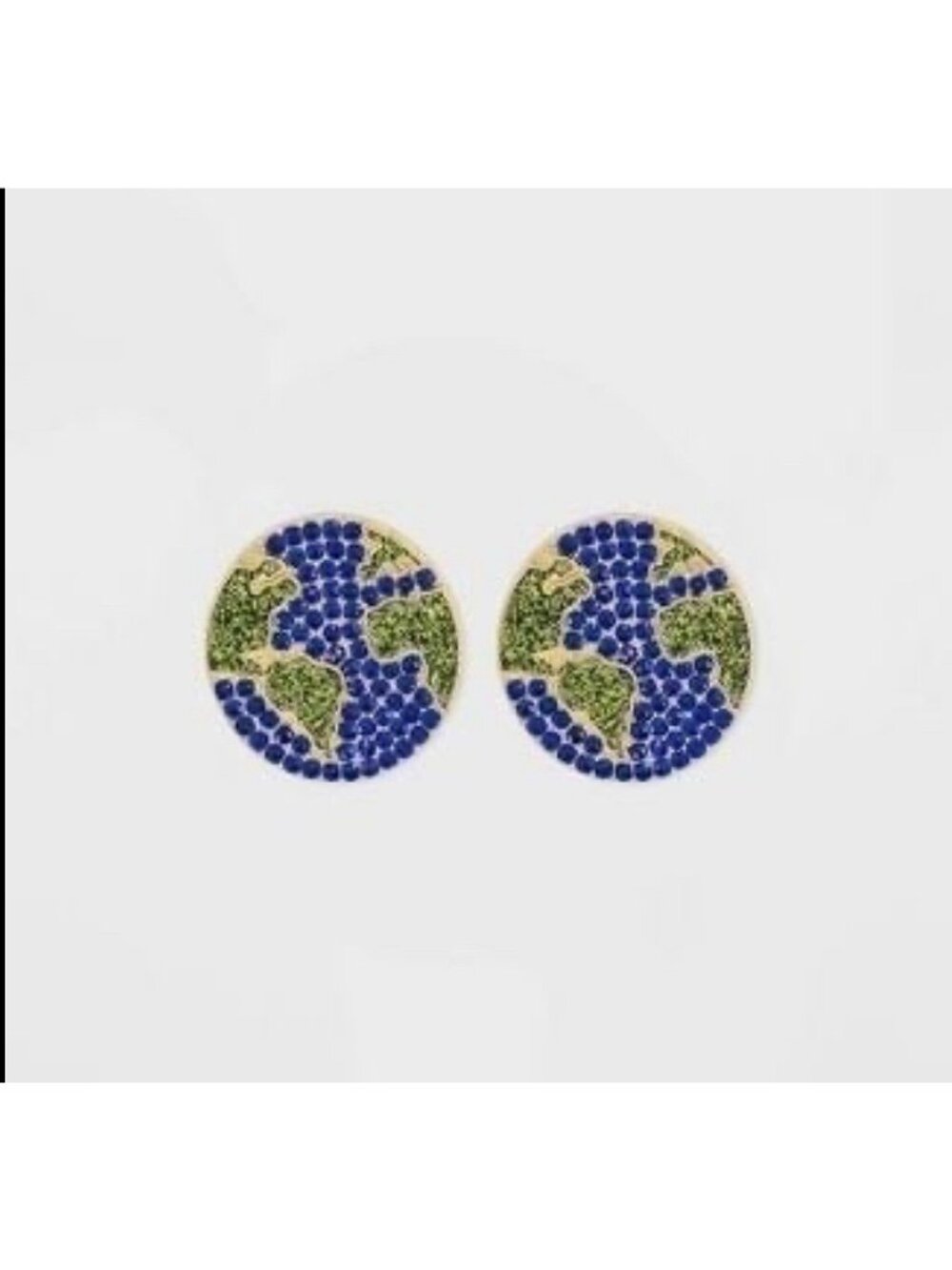 Sugarfix by BaubleBar Globetrotter Stud Earrings Statement NWT